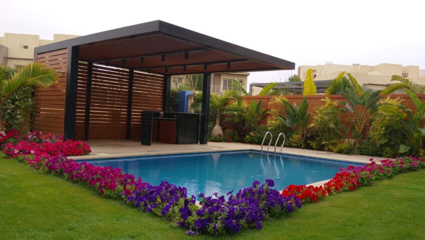 تنفيذ لاندسكيب فيلا في 6 أكتوبر داخل كمبوند جراند هايتس