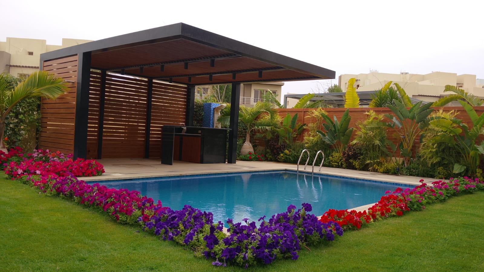 تنفيذ لاندسكيب فيلا في 6 أكتوبر داخل كمبوند جراند هايتس