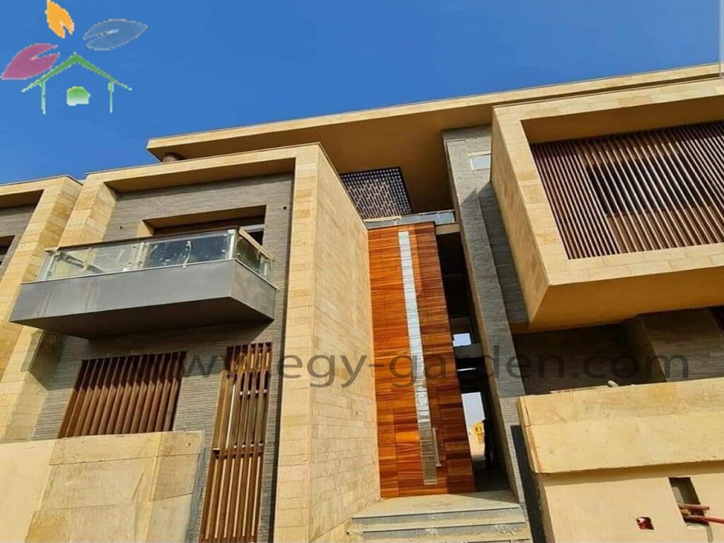 تشطيب واجهة مبنى سكني حديث